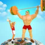 gym idle clicker: fitness hero android application logo